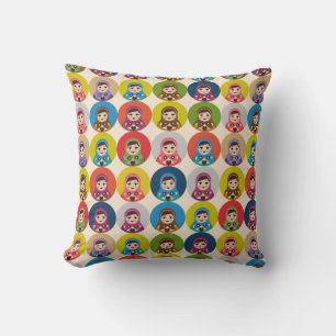 retro matryoshka cushion