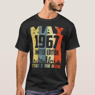 Retro May 1967  55th Birthday T-Shirt