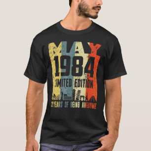 Retro May 1984 38th Birthday T-Shirt