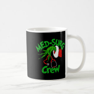 Retro Med-surg Crew Nurse Stethoscope Christmas Xm Coffee Mug