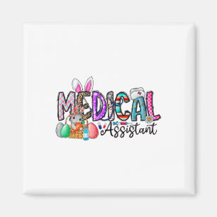 Retro Medical Istant Bunny Eggs Easter Nursing Doc Magnet