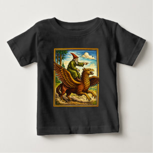 Retro Medieval Snail Rider Fantasy Tee Postcard