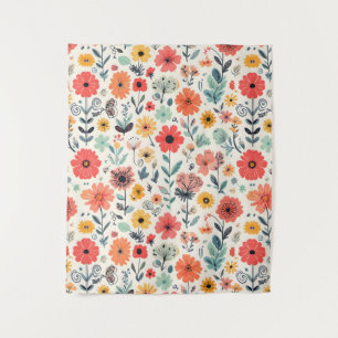 Retro Meets Modern Tapestry