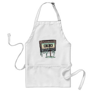Retro Melting Cassette Tape Vaporwave Standard Apron