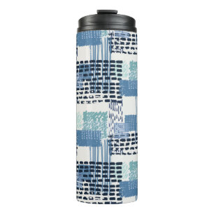 Retro Memphis Doodle Seamless Pattern Thermal Tumbler