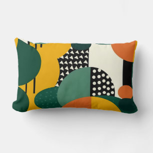 Retro Memphis Geometric Pillow