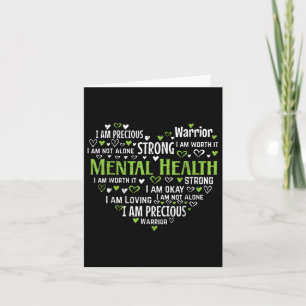 Retro Mental Health Awareness Support Mental Healt Card