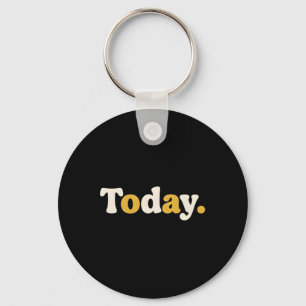 Retro Mental Health Awareness Today Inspirational Key Ring