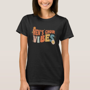 Retro Menu2019s Choir Vibes Teacher Women Kids T-Shirt
