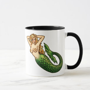 Retro Mermaid Mug