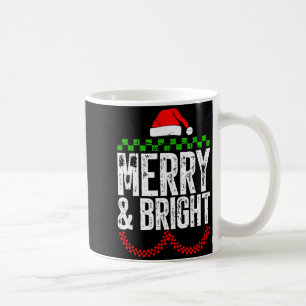 Retro Merry And Bright Moody And Uptight Couples C Coffee Mug