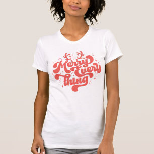 Retro Merry Everything Merry Christmas T-Shirt