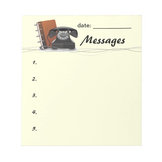 Retro Message Pad (Front)