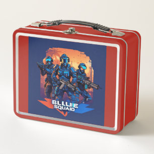Retro Metal Lunchbox: Classic Style, Modern  Lunch Box
