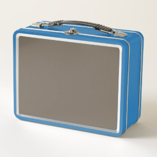 Retro Metal Lunchbox Cool Minimalist Style