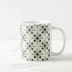 Retro-metric Mug, Black and Ivory Coffee Mug