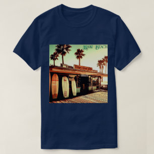 Retro   Miami Beach   Surf Shop   Unisex   T-Shirt