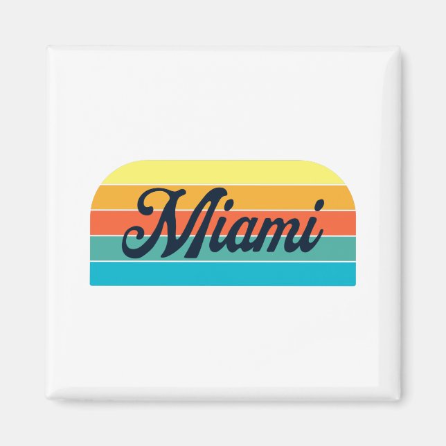Retro Miami Magnet (Front)