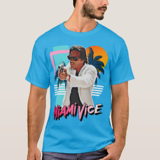 Retro Miami Vice 80s Sonny Crockett T-Shirt