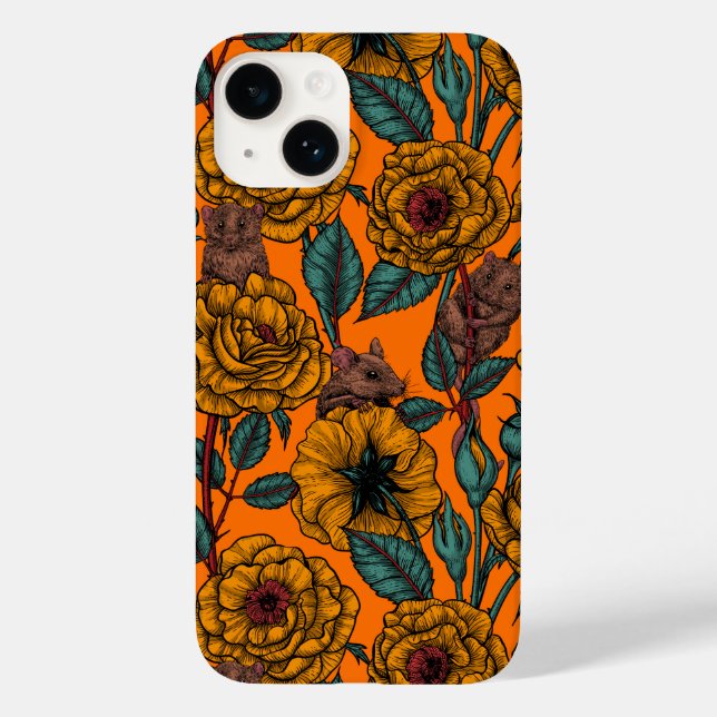 Retro mice party Case-Mate iPhone case (Back)