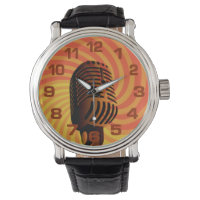 Retro Microphone watches