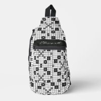 Retro Mid Century Crossword Puzzle