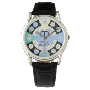 Retro Mid century Geometric Astro Physicist's Watch