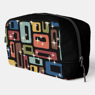 Retro Mid Century Modern Abstract Dopp Kit