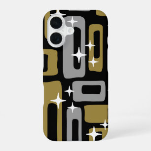 Retro Mid Century Modern Abstract iPhone 16 Case
