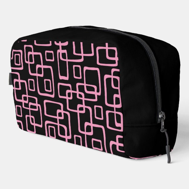 Retro Mid Century Modern Abstract Pattern Dopp Kit (Right Corner)