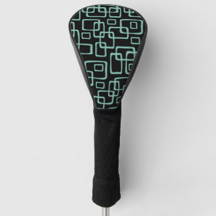 Retro Mid Century Modern Abstract Pattern Golf Head Cover
