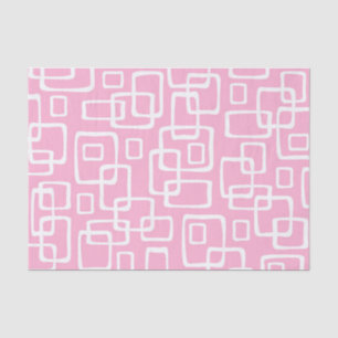 Retro Mid Century Modern Abstract Pattern Tissue Paper