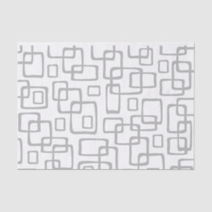Retro Mid Century Modern Abstract Pattern Tissue Paper
