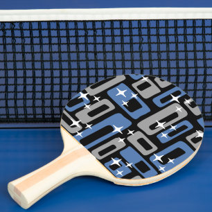 Retro Mid Century Modern Abstract Ping Pong Paddle