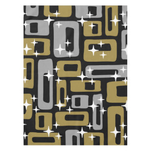 Retro Mid Century Modern Abstract Tablecloth