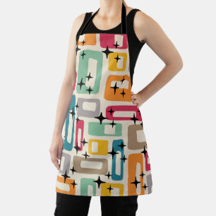 Retro Mid Century Modern Apron