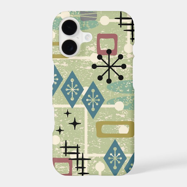 Retro Mid Century Modern Atomic Abstract (Back)