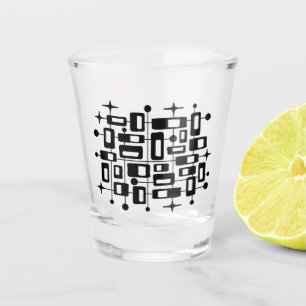 Retro Mid Century Modern Atomic Abstract Shot Glass