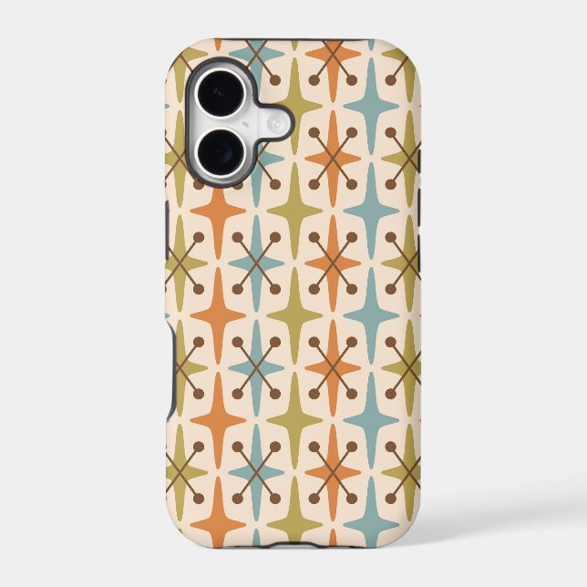 Retro Mid Century Modern Atomic Age Pattern (Back)