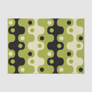 Retro Mid Century Modern Atomic Pattern Tissue Paper