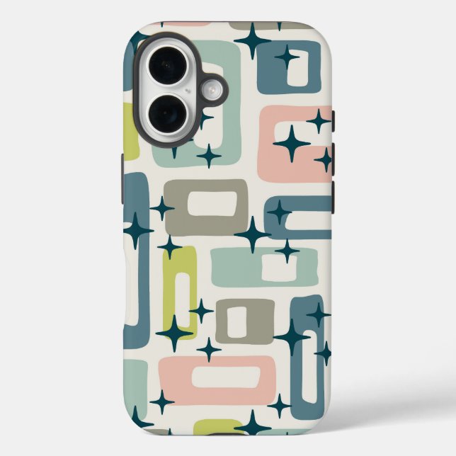 Retro Mid Century Modern Case-Mate iPhone Case (Back)