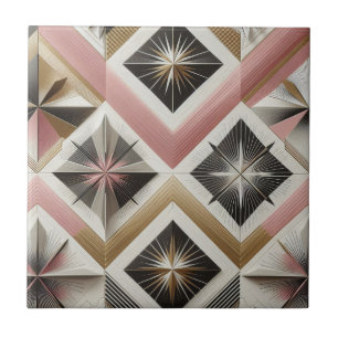 Retro Mid Century Modern  Ceramic Tile