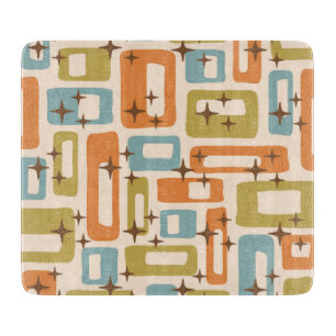 Retro Mid Century Modern Cutting Board