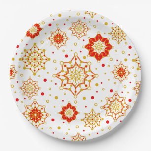 Retro Mid-Century Modern Design Paper Plate