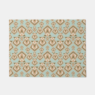 Retro Mid Century Modern Diamond Doormat