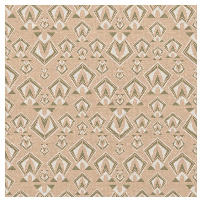 Retro Mid Century Modern Diamond Fabric (Close Up)