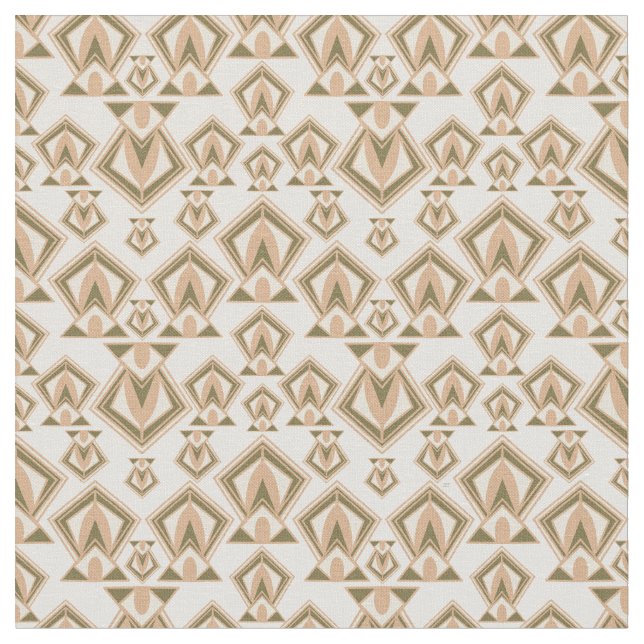 Retro Mid Century Modern Diamond Fabric (Close Up)