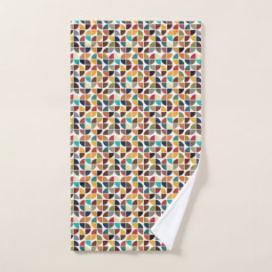 Retro Mid Century Modern Hand Towel