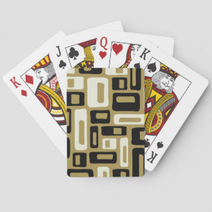 Retro Mid Century Modern Playing Cards