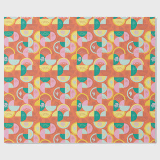 Retro Mid-Century Modern Sunny Palm Springs Wrapping Paper